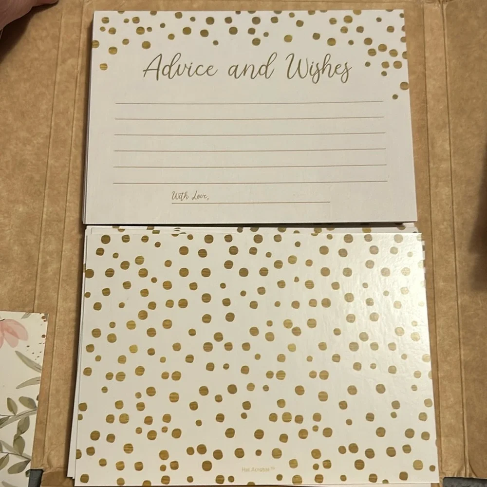 👑 Advice and wishes cards 50 ct